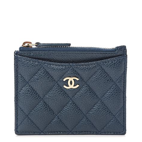 chanel cruise collection card holder|Chanel zipped card holder.